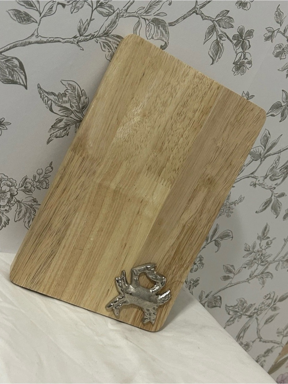 Ashland Wood & Metal Crab Cutting Board 10inch